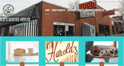 Desktop Screenshot of haroldskoffeehouse.com
