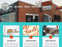 Tablet Screenshot of haroldskoffeehouse.com